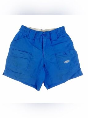 AFTCO Blue Nylon Fishing Shorts Size 24
